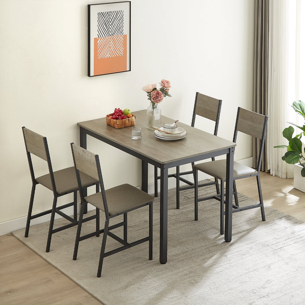5-Piece Dining Room Table Set with 4 Chairs B175645