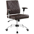 Brown Vinyl Office Chair F269564