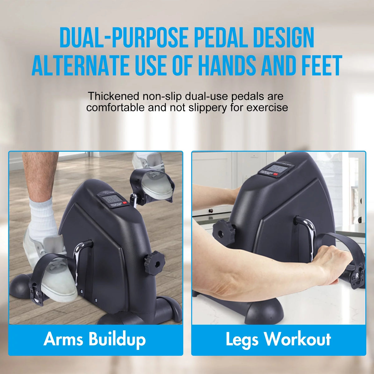 Mini Portable Pedal Stationary Exercise Bike with LCD Screen Z3992