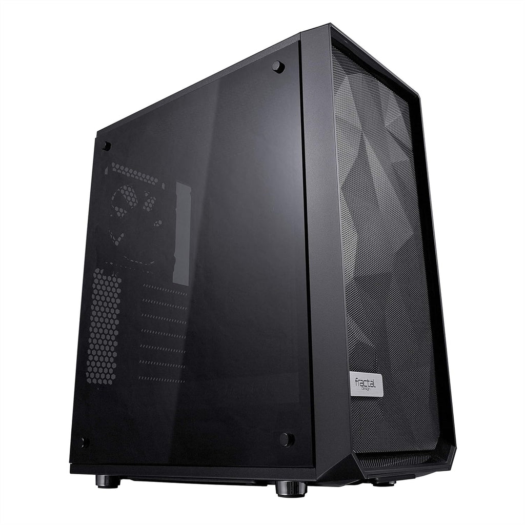 Black Compact Mid Tower Computer Case O776