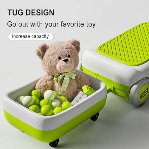 12V Electric Ride-On Car for Kids with LED Lights Q9709