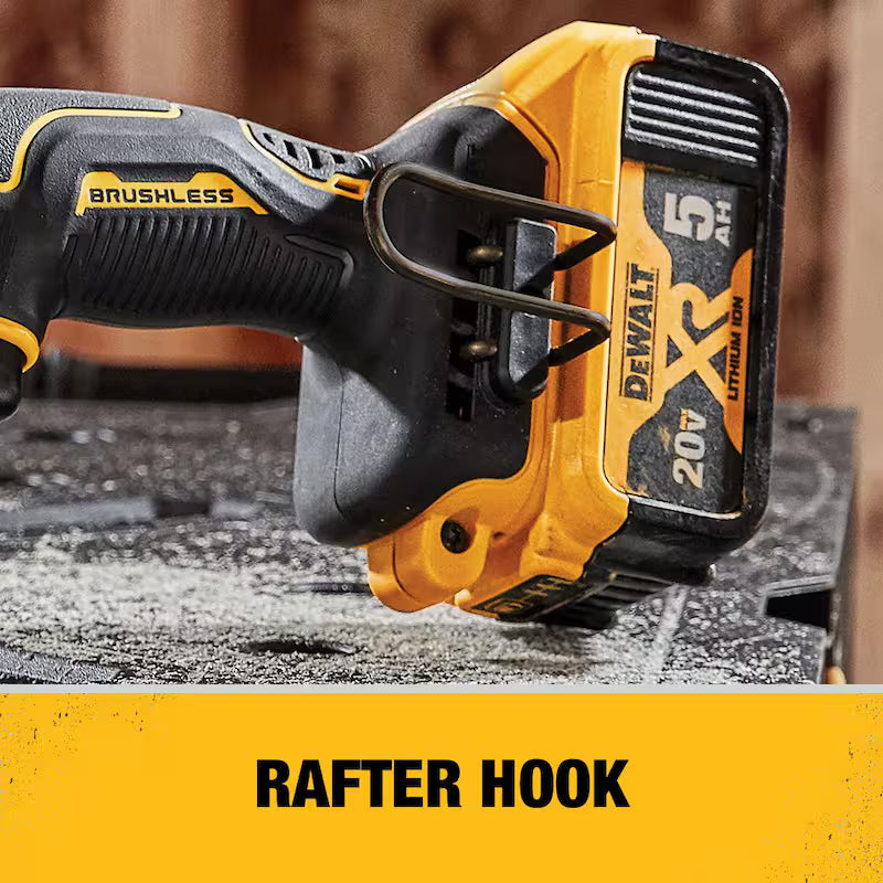 Cordless Brushless 4-1/2 in. Circular Saw with 20V Lithium-Ion 5.0Ah Battery H42837