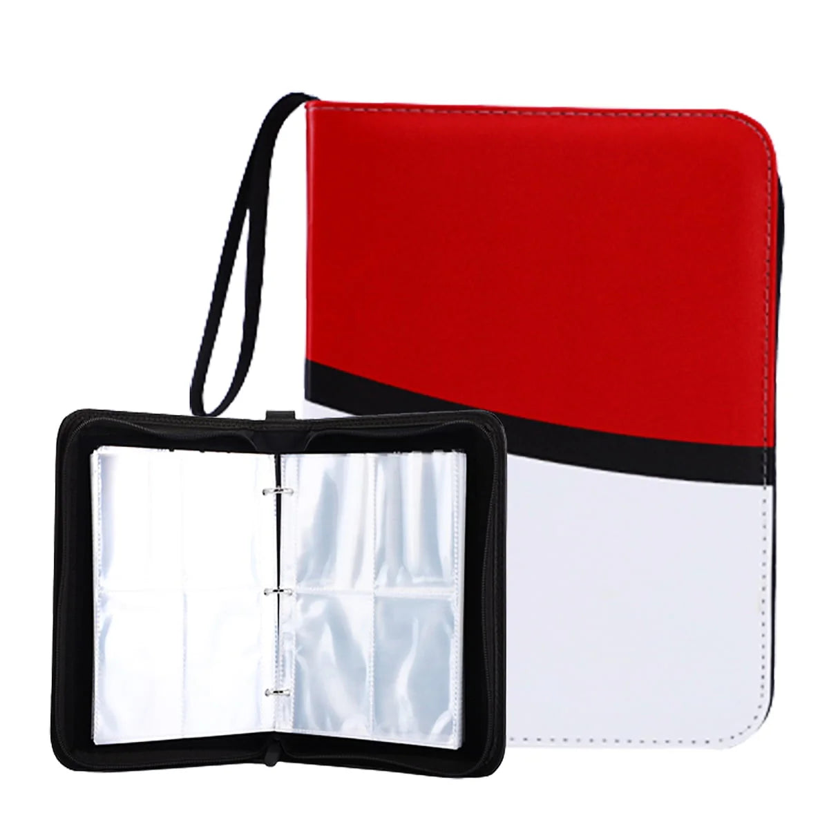 Black 4-Pocket Trading Card Binder Y7669