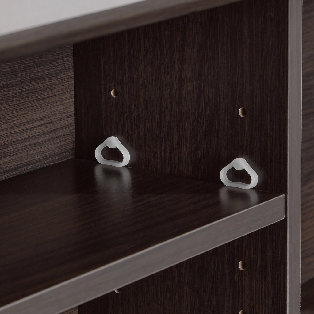 Twin Storage Bed with Bookcase Headboard O15606