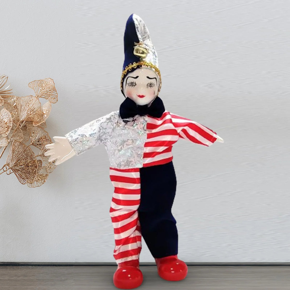 Clown Doll Movable Joint Jester Doll G773667