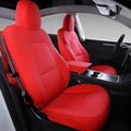 White Nappa Leather Car Seat Cover C999957
