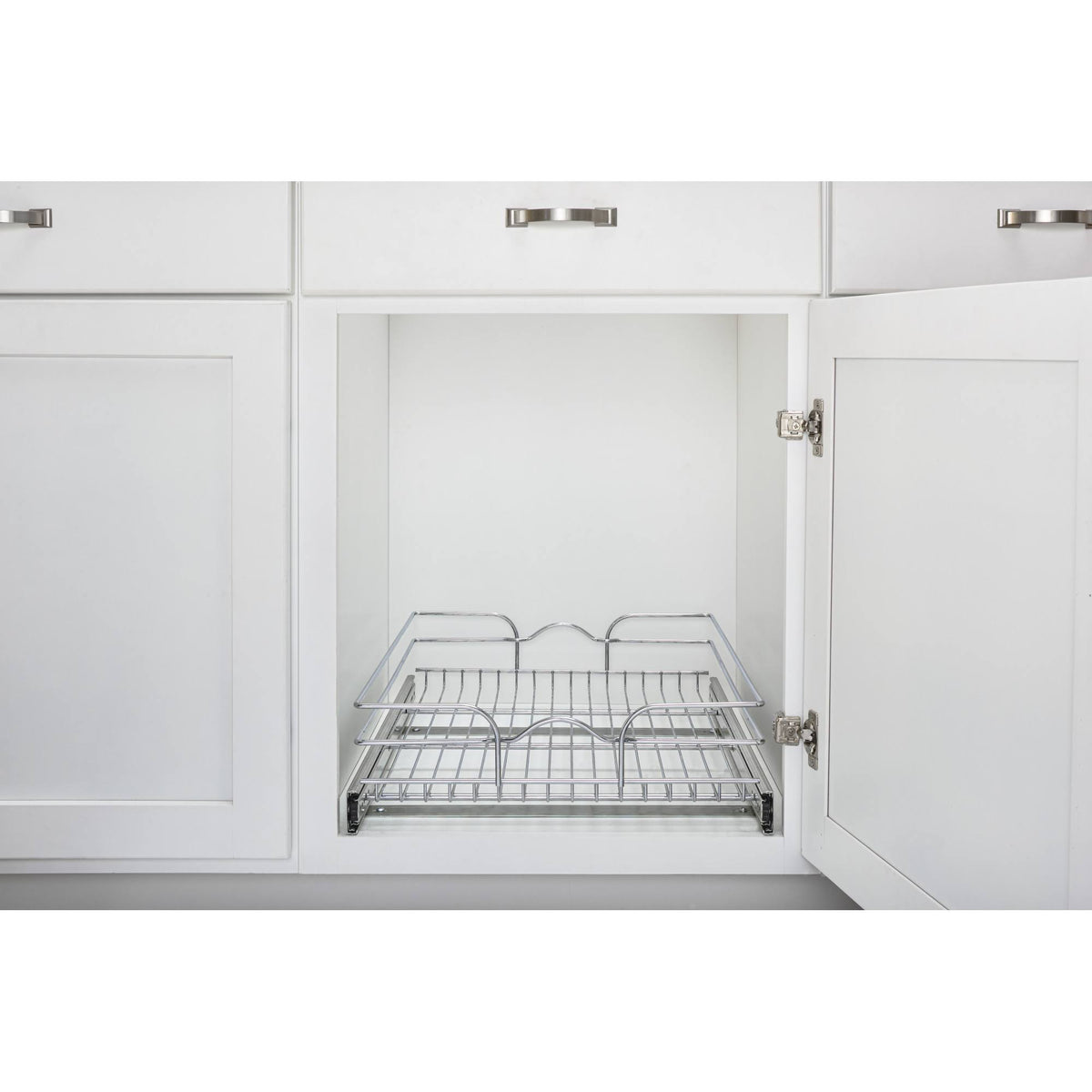 Single Kitchen Cabinet Pull Out Wire Basket M819