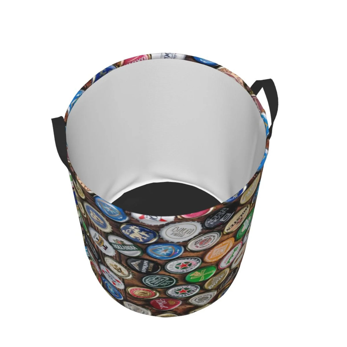 Laundry Hamper with Handles Round Laundry Basket C202