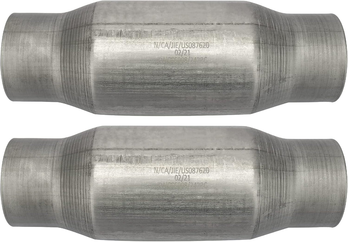 2 Pack Universal Catalytic Converter with Exhaust Pipe S10886
