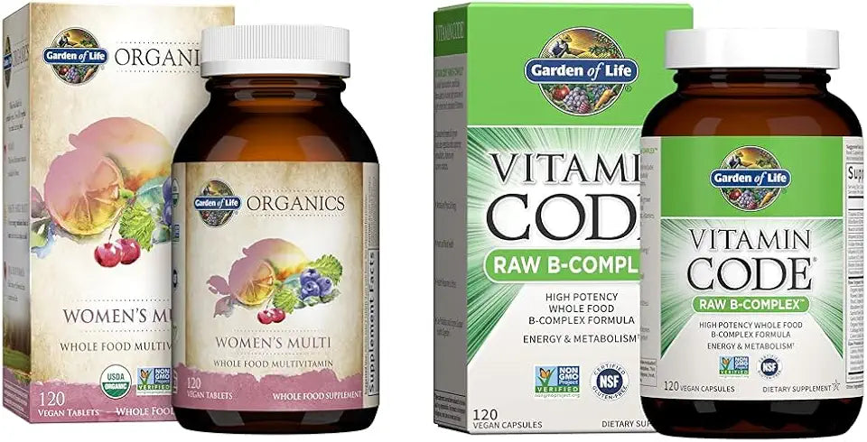 120 Tablets & 120 Capsules Multivitamin & B Complex Vitamins E837