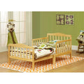 Solid Wood Natural Toddler Bed L774380