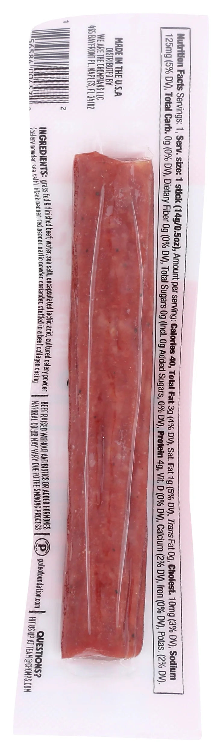 Beef Snack Sticks 0.5 Ounce Pack Of 24 V655371