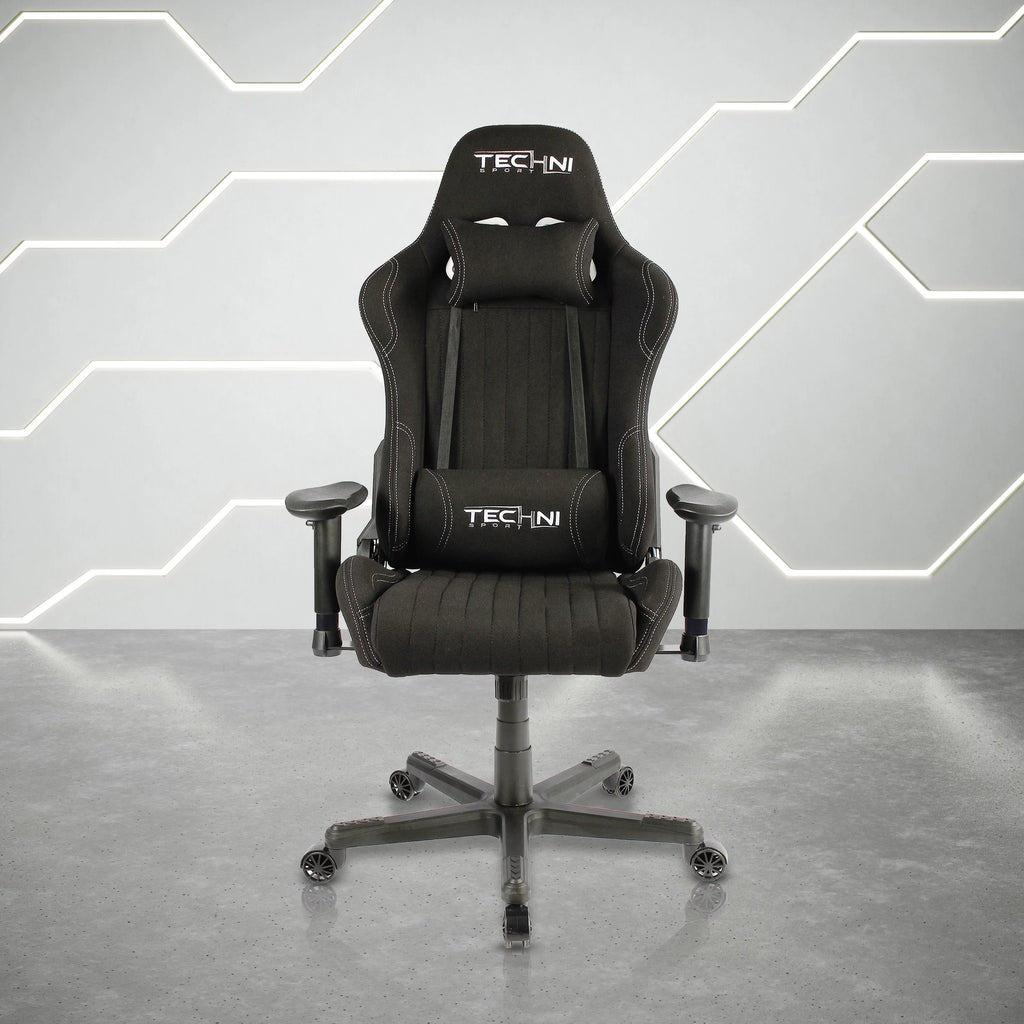 Black Ergonomic High Back Fabric Gaming Chair C2721