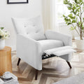 Velvet Reclining Chair with Solid Wood Legs P281