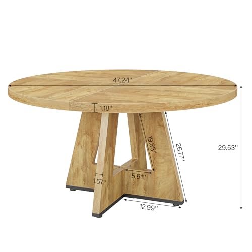 Black 47 in Round Wood Dining Table P793548
