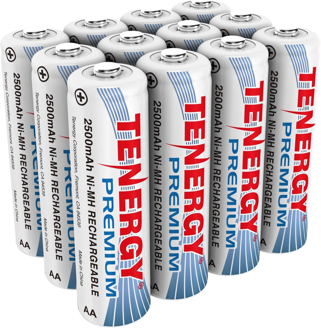 60 Pack 2500mAh NiMH Rechargeable AA Batteries Z447093