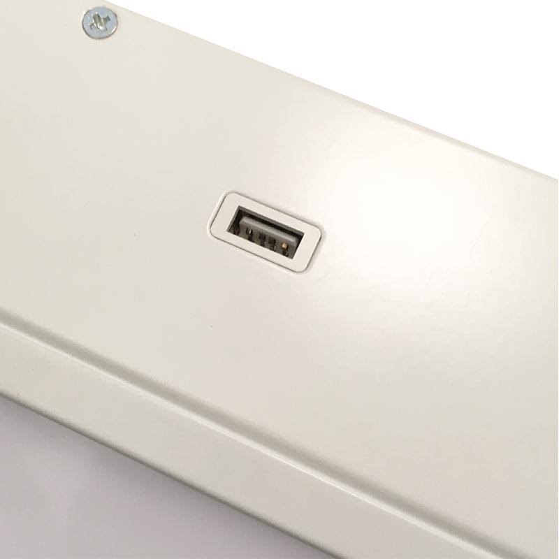 Matte Black LED Undercabinet with USB Port J378037