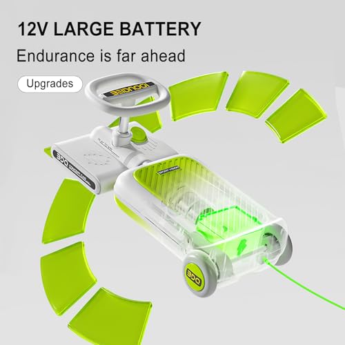 12V Electric Ride-On Car for Kids with LED Lights Q9709