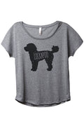 Heather Grey Slouchy Dolman T-Shirt A539