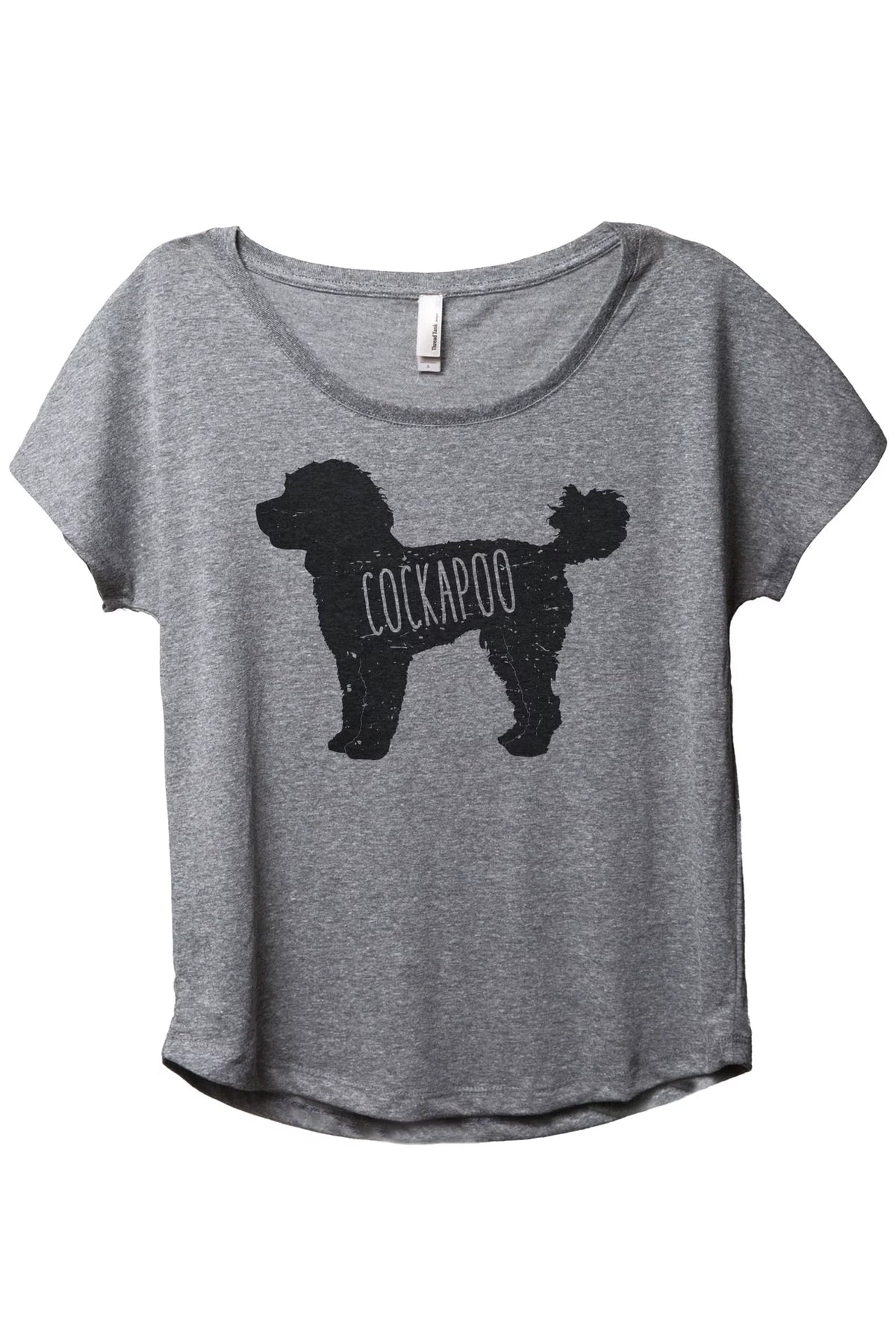 Heather Grey Slouchy Dolman T-Shirt A539
