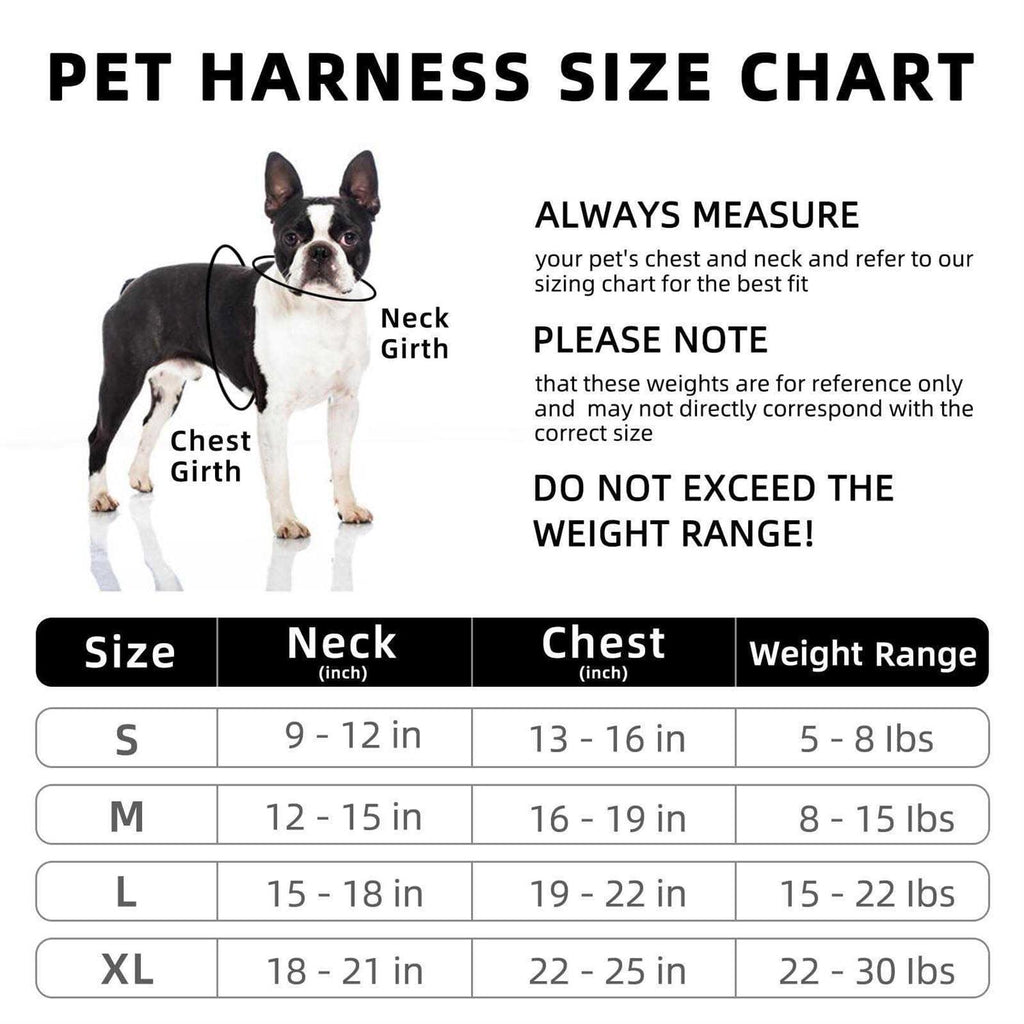 Adjustable Padded Reflective Dog Harness with 2 Leash Clips Q572