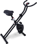 Foldable Magnetic Upright Exercise Bike with 8 Resistance Levels X978