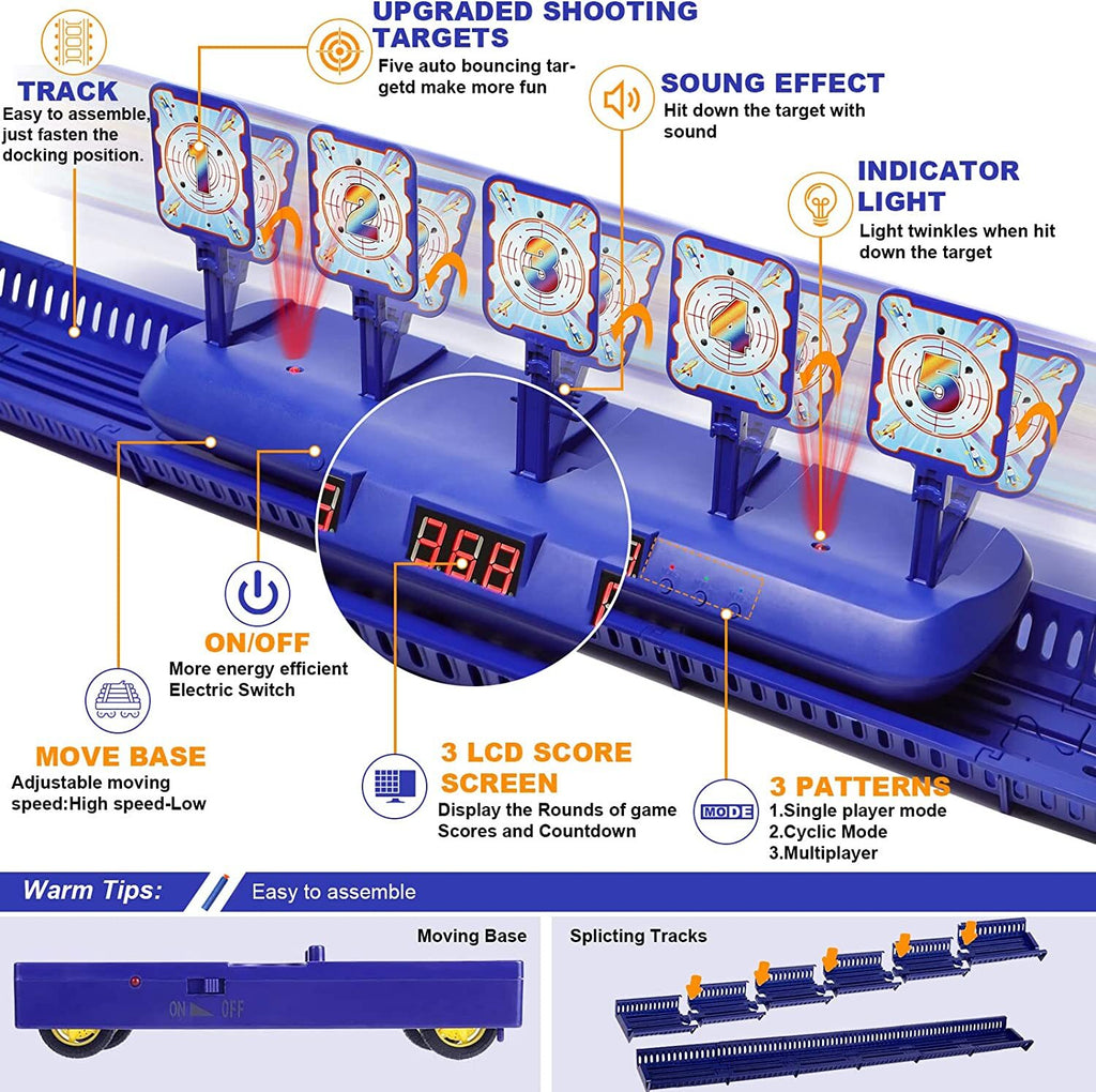 Electronic Scoring Moving Target Toy for Nerf Gun Practice G8191