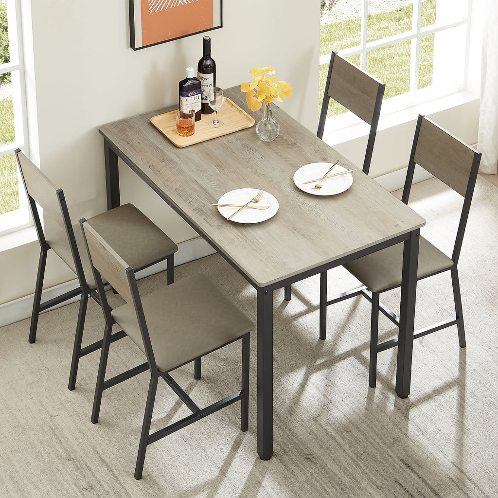 5-Piece Dining Room Table Set with 4 Chairs B175645