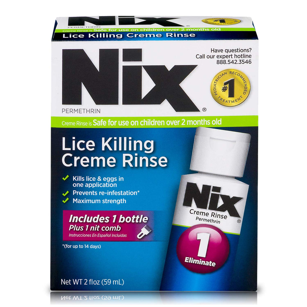 Extra Strength Lice Killing Creme Rinse and Lice Comb, 2 Fl Oz O233