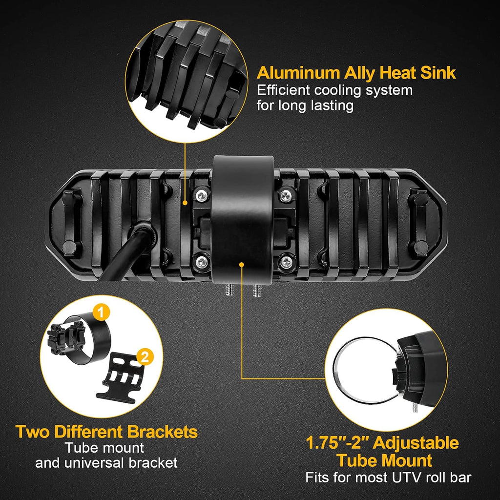 UTV Chase Bar with 5 Modes, Pack of 2 W8442