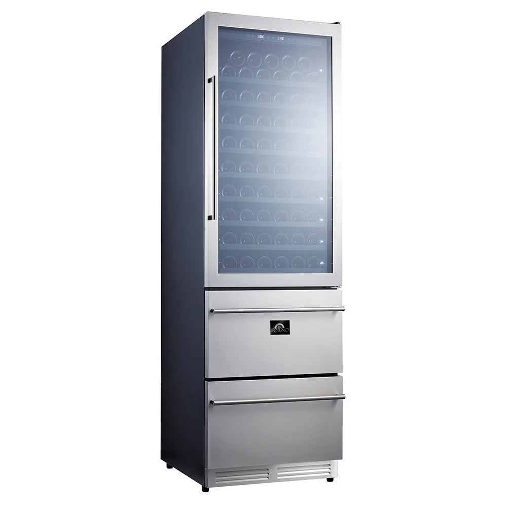 24 in. 108 Bottle Triple Zone Wine Cooler M4097