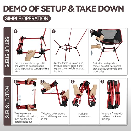 Ultralight Folding Camping Chair D7900