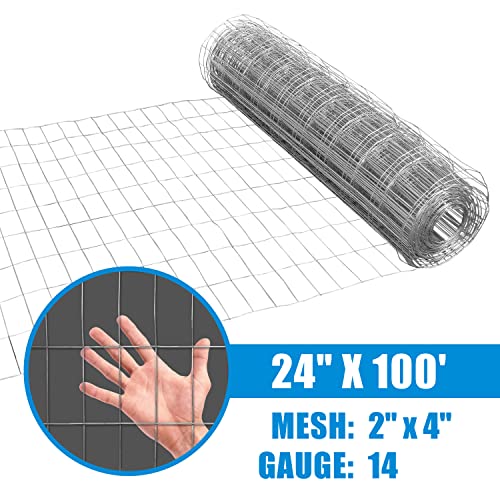14 Gauge Galvanized Welded Wire Mesh 2 inch by 4 inch R578