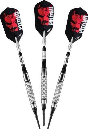 90% Tungsten Soft Tip Darts with Storage/Travel Case, 18 Grams T7244