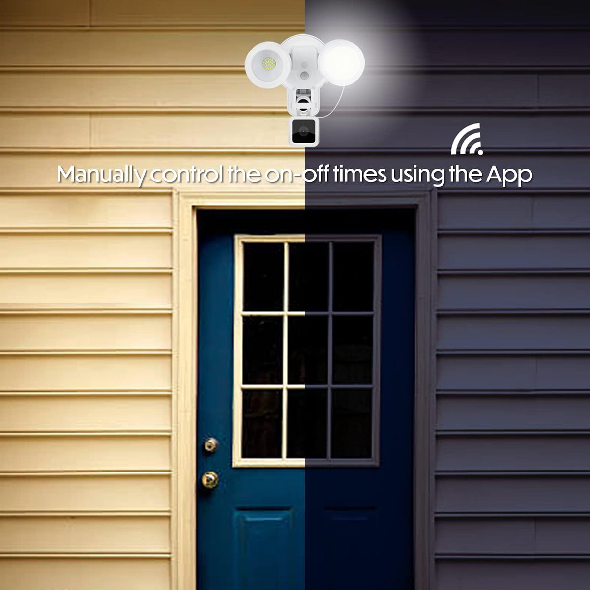 3-in-1 Wired Smart Floodlight, Charger and Mount with Motion Sensor and Timer Control X89300