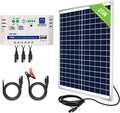 25 Watts 12V Solar Panel SAE Connector Kit with Charge Controller J6664