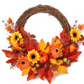 Halloween Pumpkin Wreath C3678