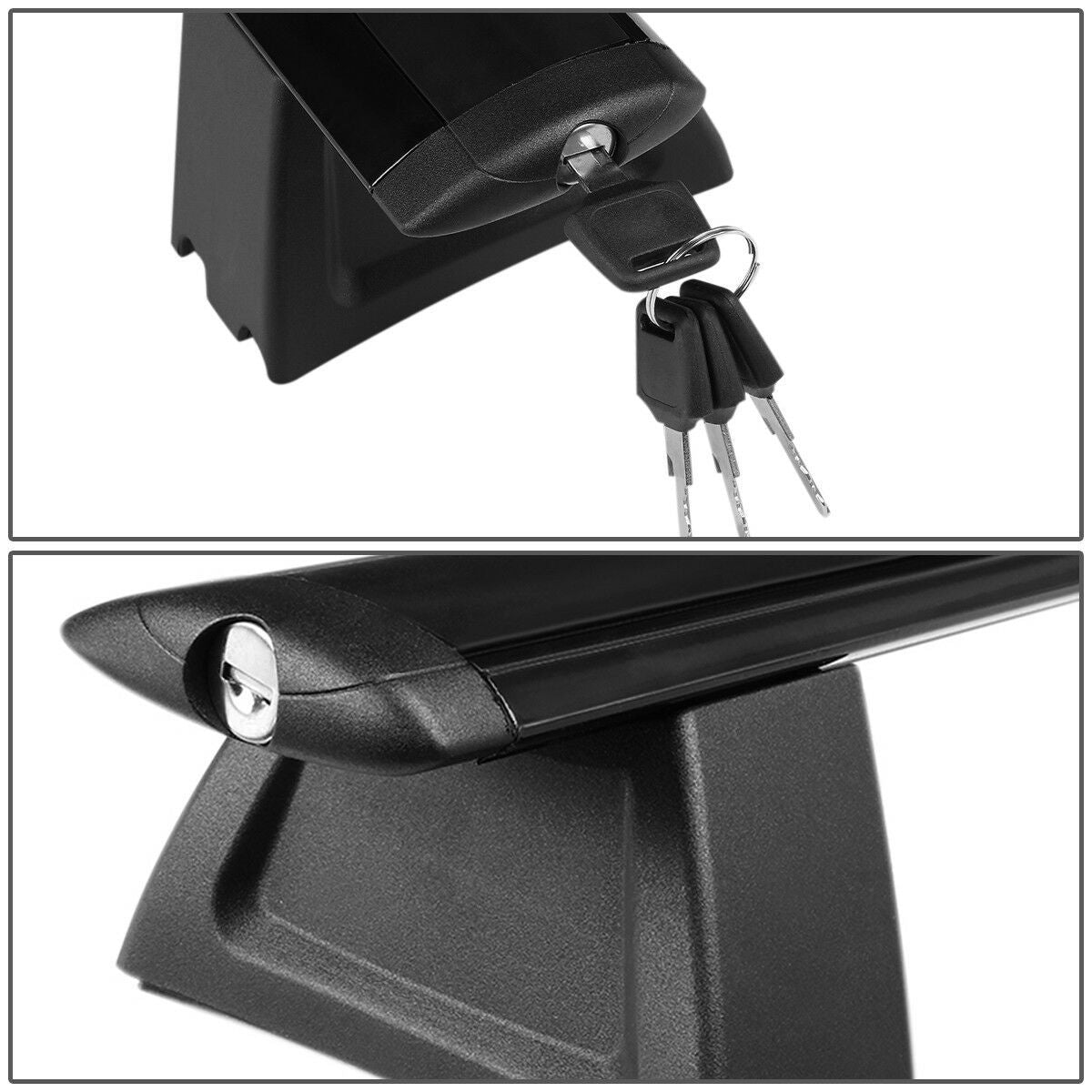 Aluminum Top Rail Roof Rack Cross Bar with Lock Y491844