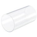 Clear 125mm ID 130mm OD Acrylic Round Tube Pack of 2 G118