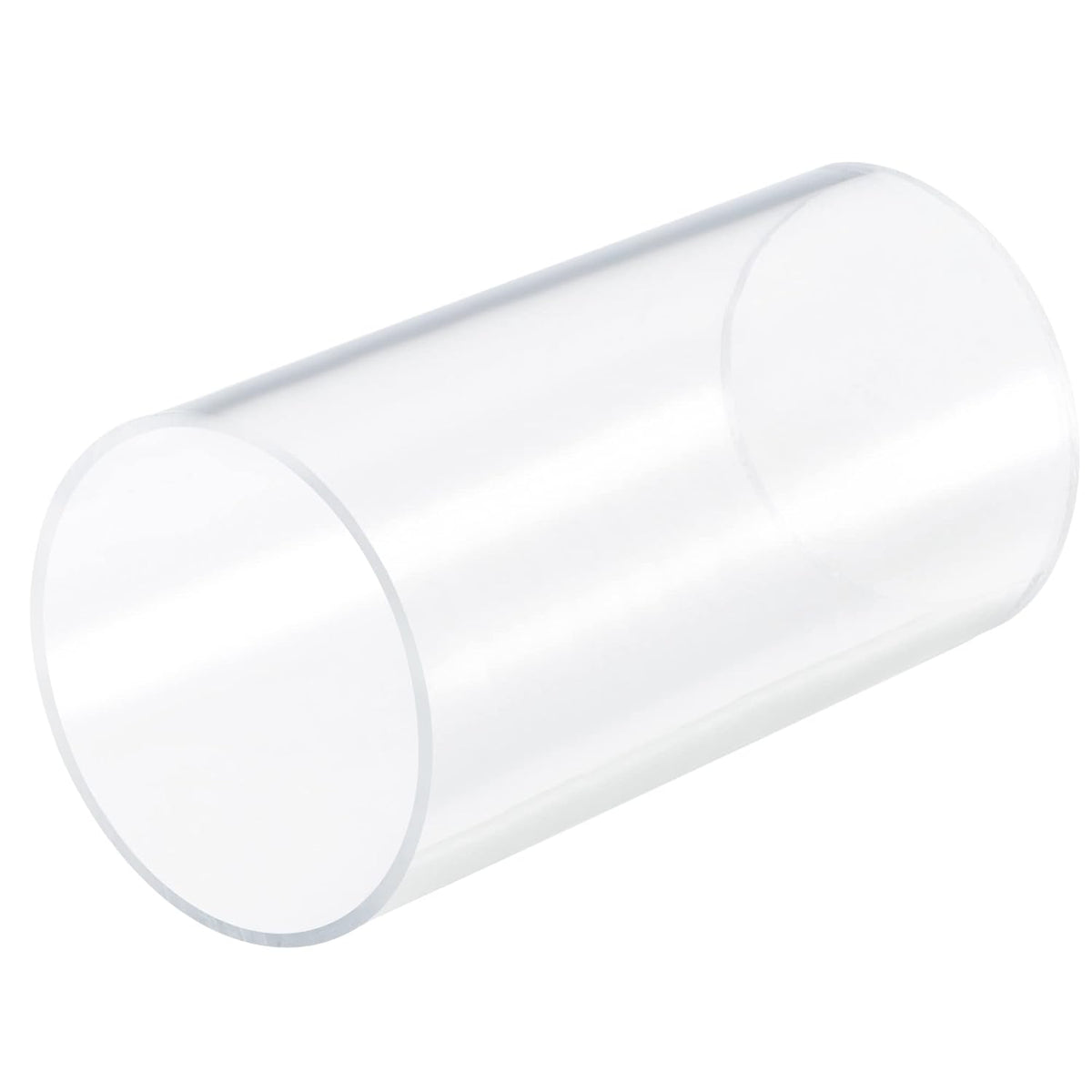 Clear 125mm ID 130mm OD Acrylic Round Tube Pack of 2 G118