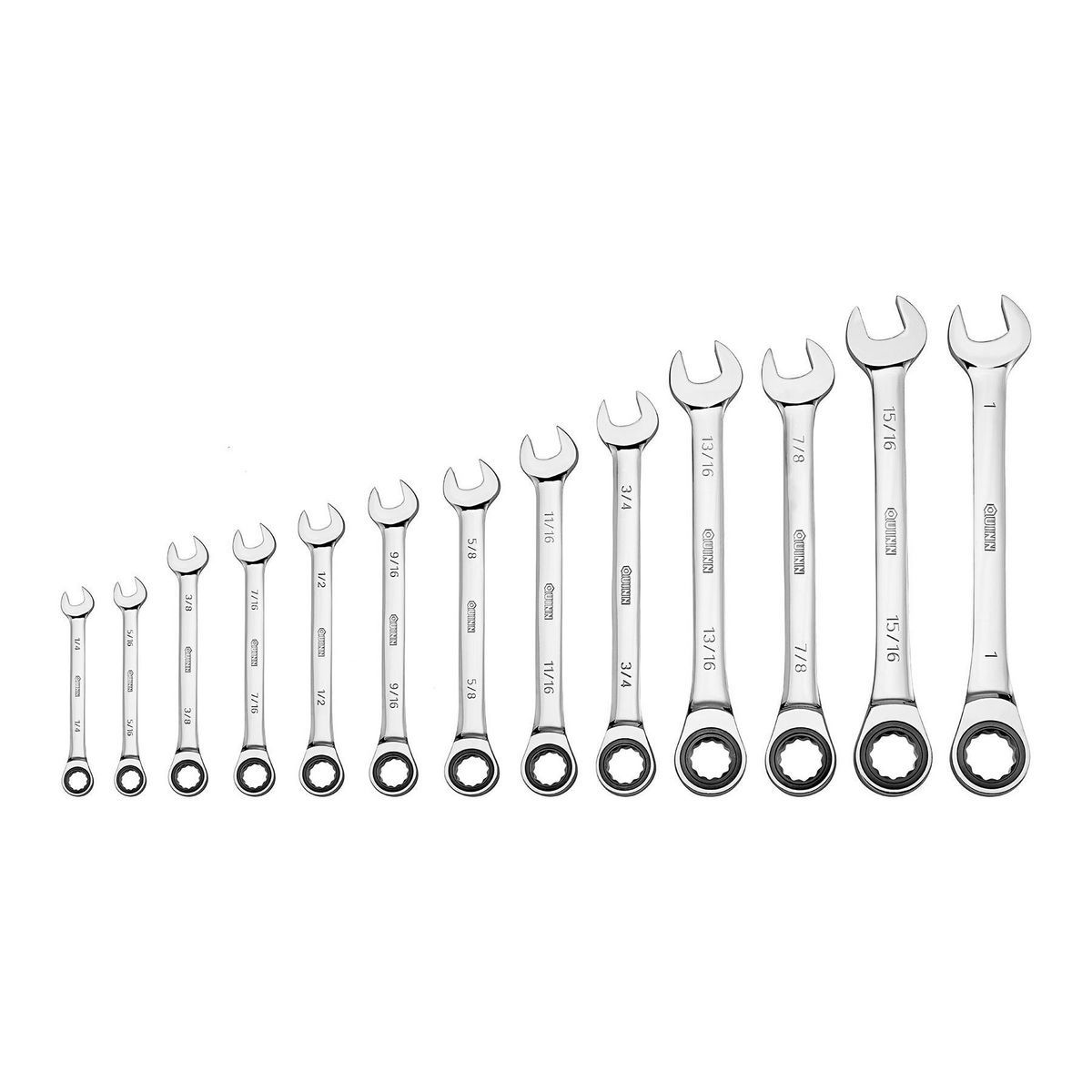 SAE Ratcheting Combination Wrench Set, 13-Piece H540