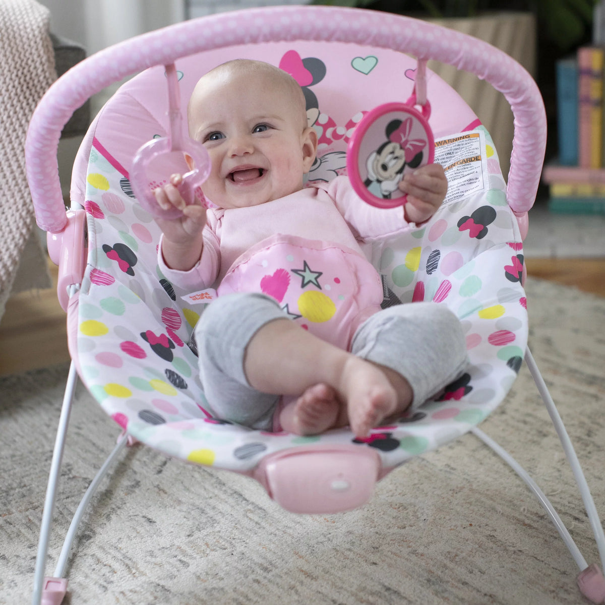 Vibrating Infant Baby Bouncer J9167