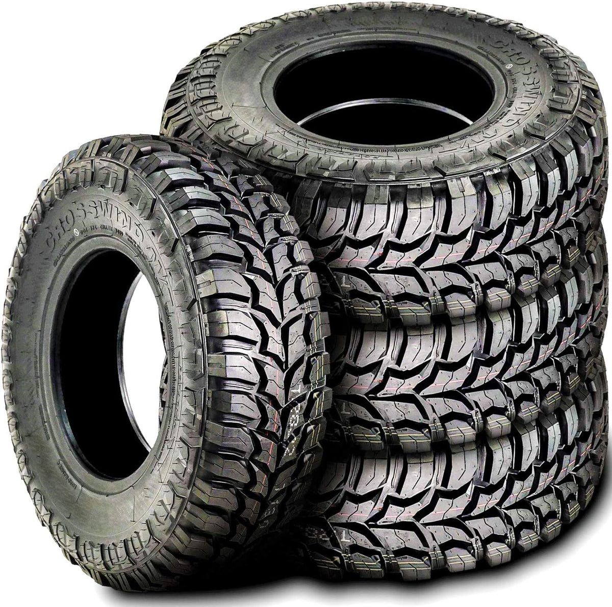 Crosswind M/T Mud-Terrain Radial Tire LT215/75R15 6-Ply Pack of 4 B450
