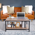 Rectangular 2-Tier Storage Coffee Table V54063