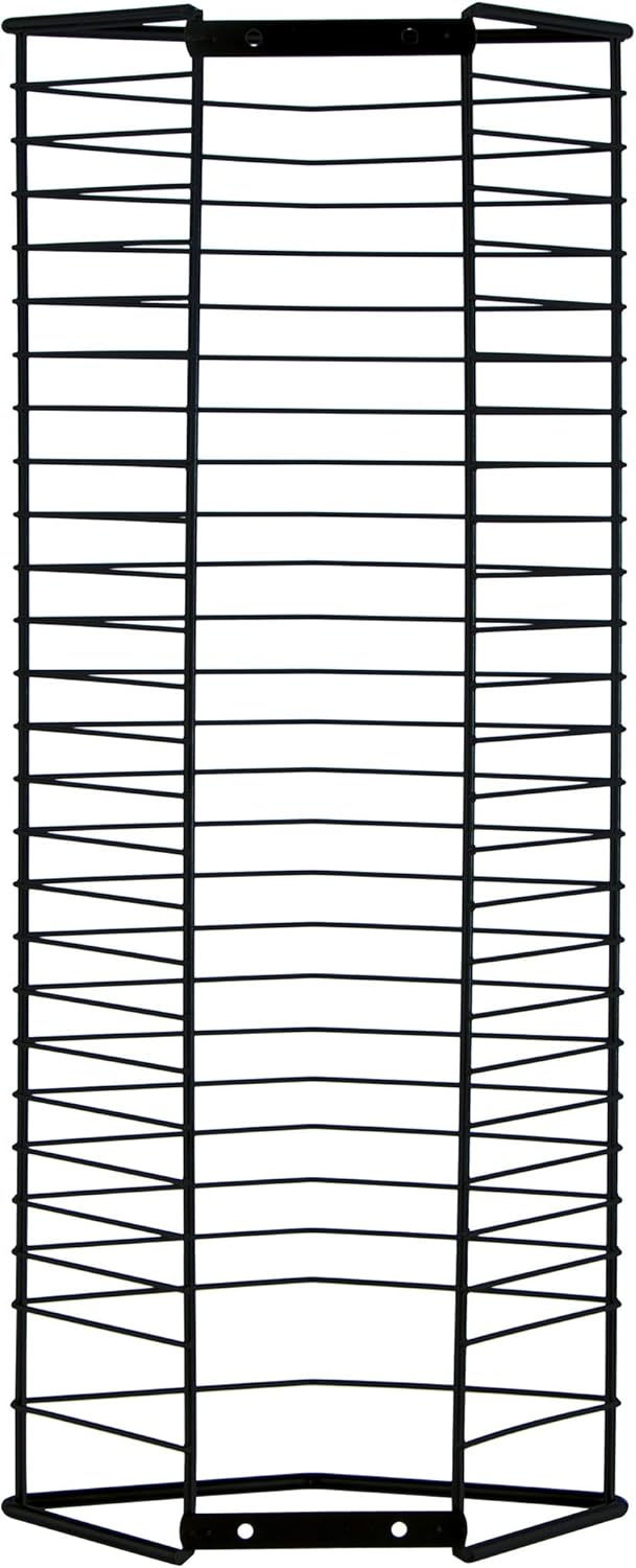 Matte Black Steel CD Tower G711991