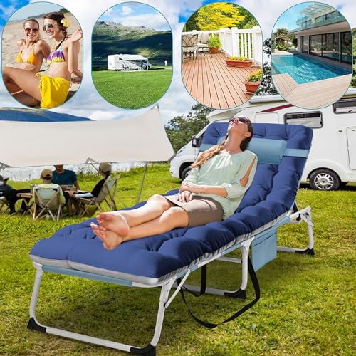 4-in-1 Folding Heavy Duty Chaise with 500LB Load Capacity B6881