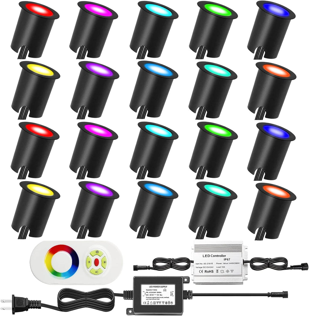 LED Deck Lights Pack of 10 Cool White U22259