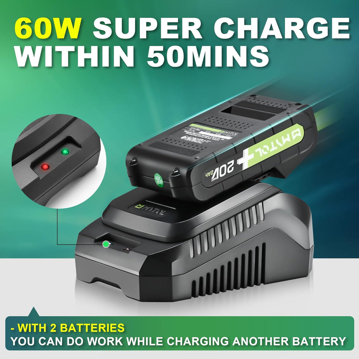 Cordless Leaf Blower 400CFM Variable Speed Battery Operated Z82991