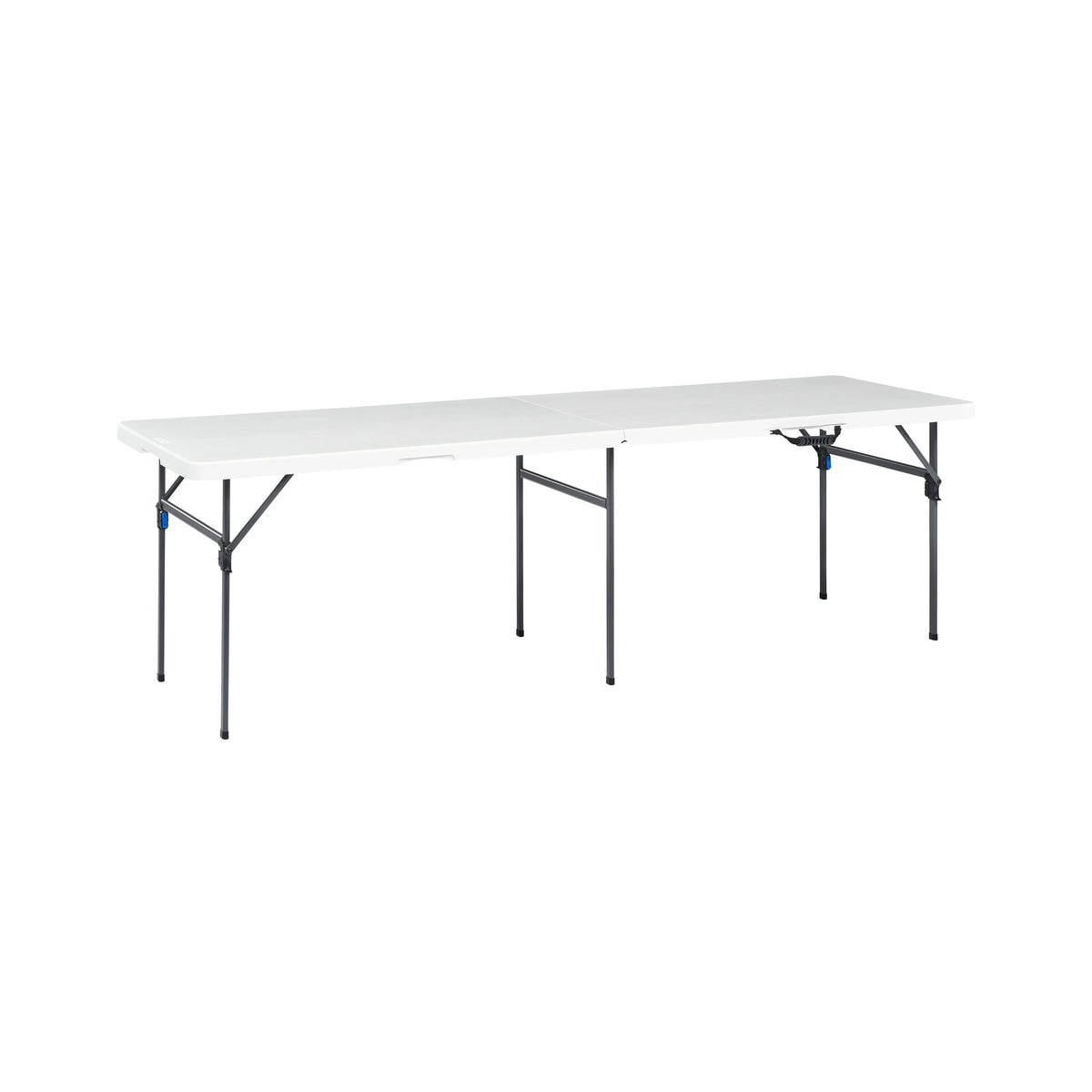 White 8 Foot Folding Plastic Table M2305