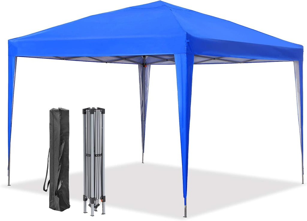 10x10FT Pink Portable Pop Up Canopy Tent with Carry Bag Y870950